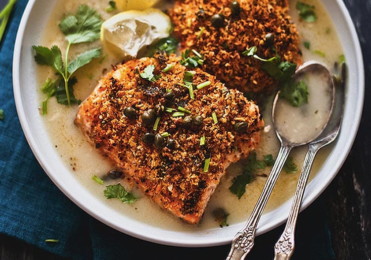 Parmesan Salmon Recipe: Ready in 25 min, Crunchy & Juicy 4 Parmesan Kıtırlı Somon Tarifi