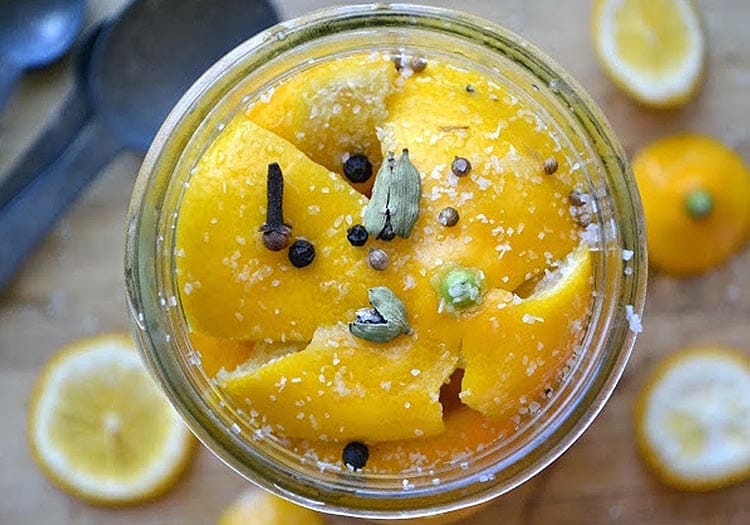 Lemon Confit Recipe - Pickled and seasoned lemons
