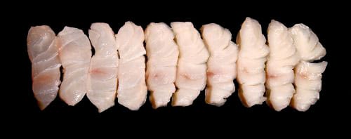 Acidic Cooking Methods: What Is It? How Is It Applied? 3 Acidic Cooking Methods - Raw fish on the left and fish cooked in an acid such as lemon juice per minute