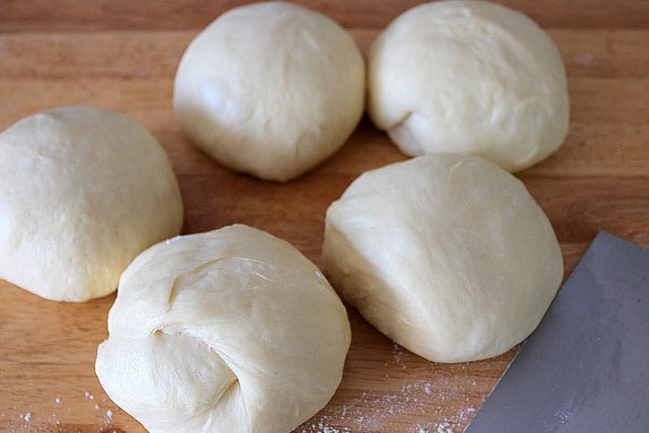 English Muffin Recipe - Roll your dough into ball shape