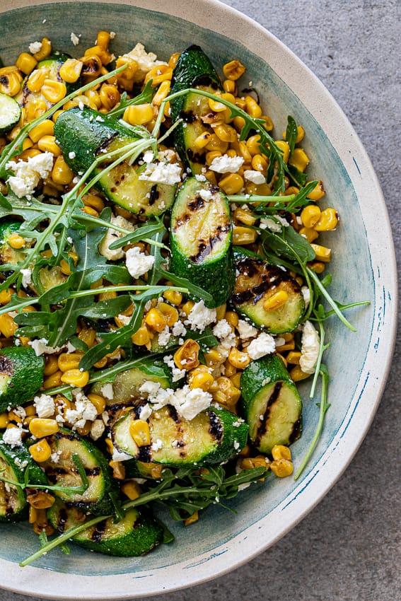 Grilled Zucchini Salad Recipe -
