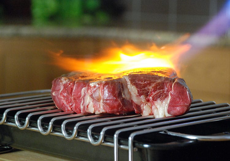 What is Meat Searing - Sear with blower
